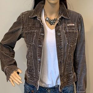 Vintage Hydraulic cropped corduroy jacket size small